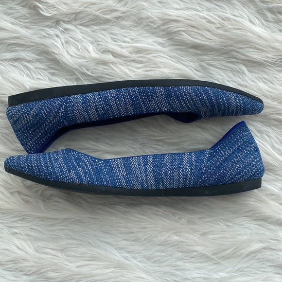 Rothy’s | The Point Flats in Indigo Heather - Picture 4 of 14